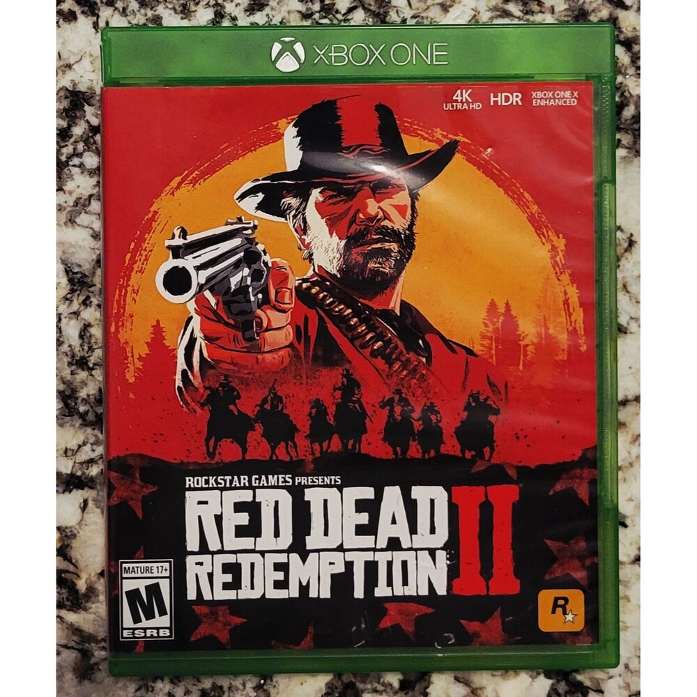 Red Dead Redemption II Microsoft Xbox One 2-Discs Complete with Map, FAST SHIPP